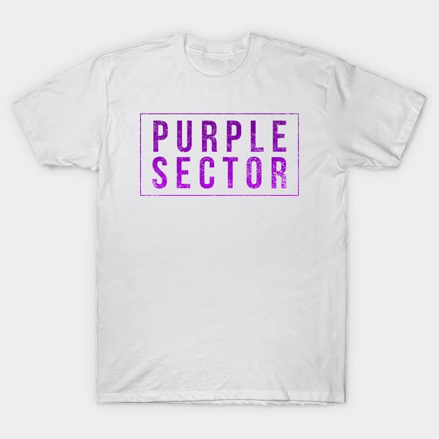 Purple Sector T-Shirt by Worldengine